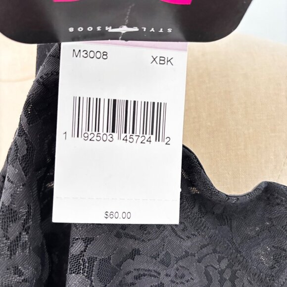 Maidenform Body Shaper Built in Bra Firm Control Lace Black 40D NWT $60 - Picture 6 of 11